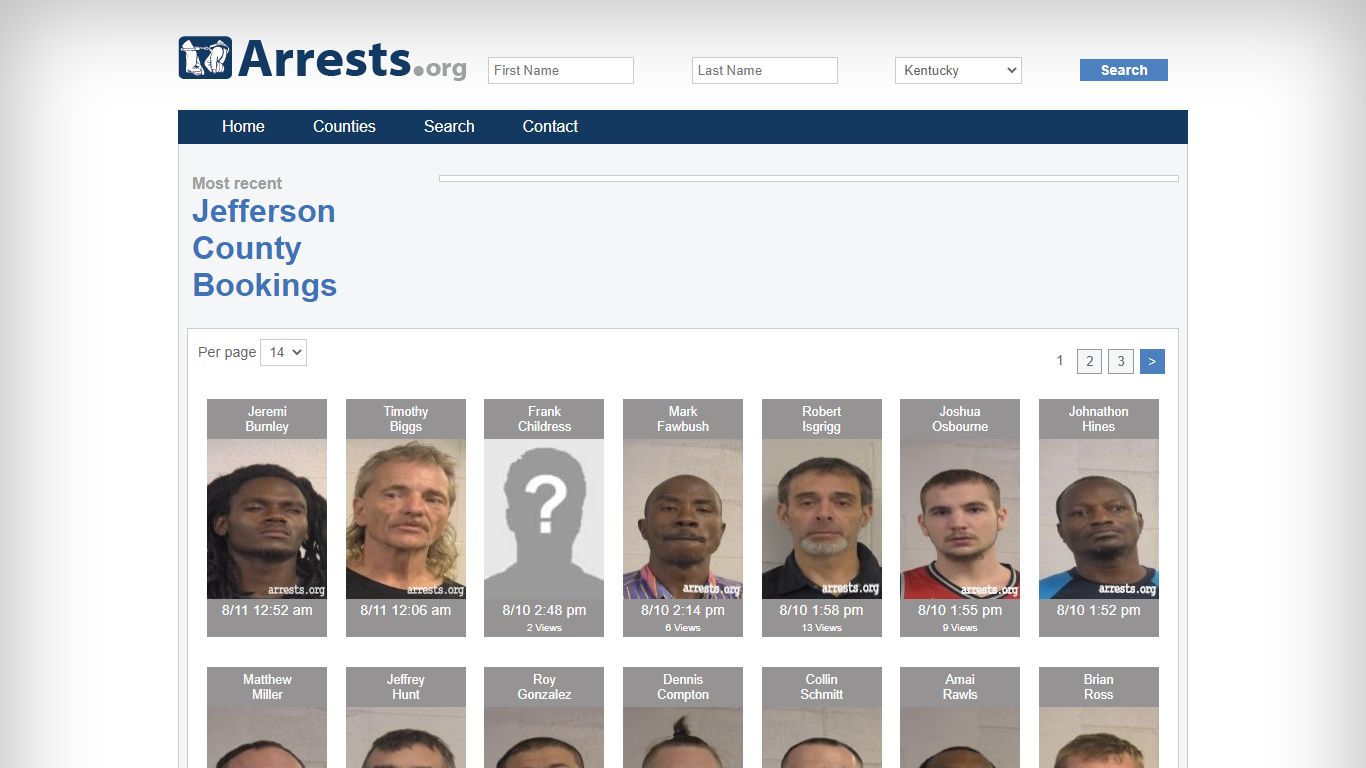 Jefferson County Arrests and Inmate Search